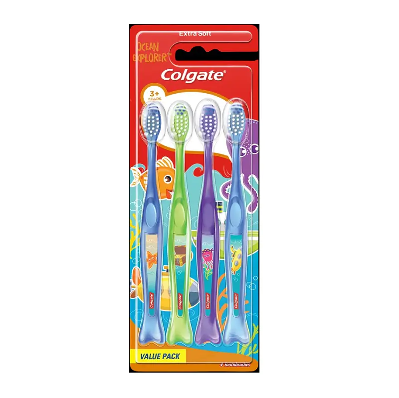 Colgate toothbrush Ocean Explorer for kids 4 pcs